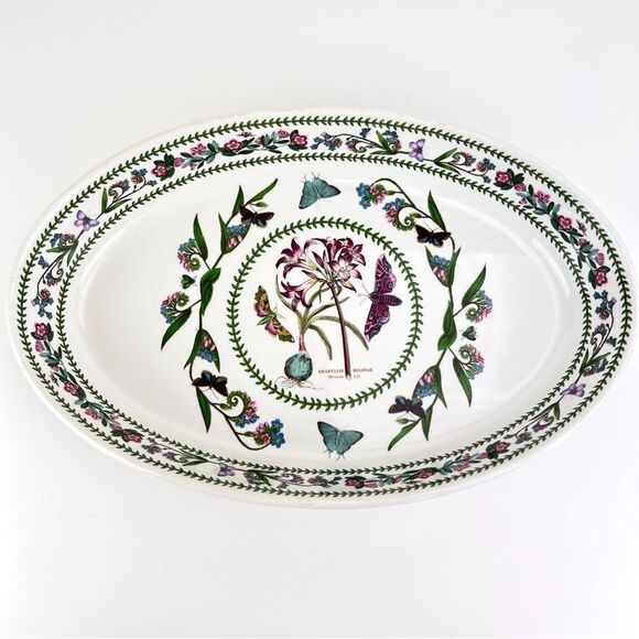 Portmeirion Casserole Susan Williams Ellis 14" Baker Mexican Lily Butterflies - Picture 1 of 11